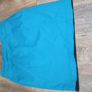 Worthington women's Teal Midi Pencil Skirt Size Small